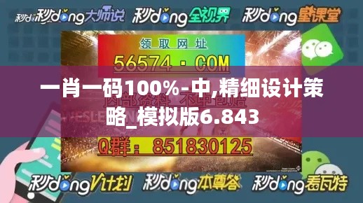 一肖一碼100%-中,精細(xì)設(shè)計(jì)策略_模擬版6.843