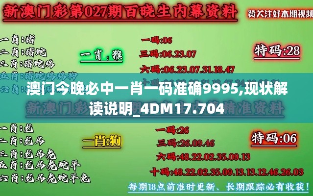 澳門今晚必中一肖一碼準確9995,現(xiàn)狀解讀說明_4DM17.704