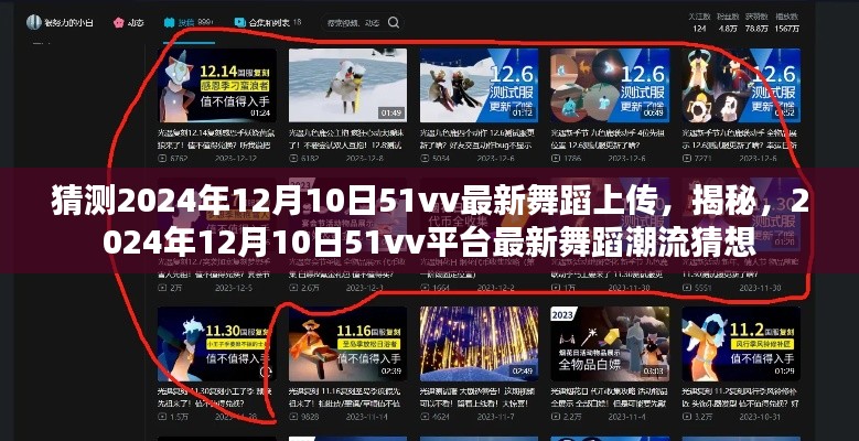 揭秘，2024年12月10日51vv平臺最新舞蹈潮流猜想上傳動態(tài)