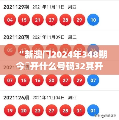 “新澳門2024年348期今睌開什么號碼32其開什么”：號碼32的贏家心態(tài)
