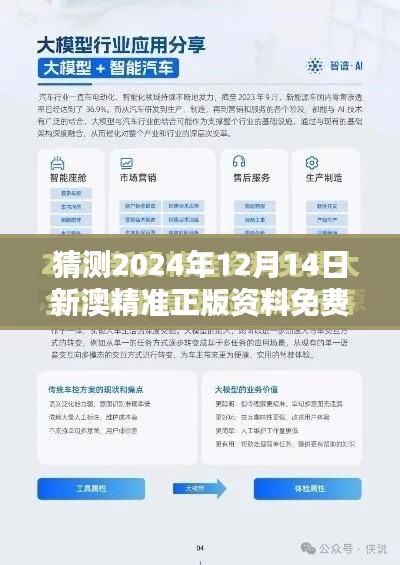 猜測(cè)2024年12月14日新澳精準(zhǔn)正版資料免費(fèi)：解密未來(lái)信息的可行性分析