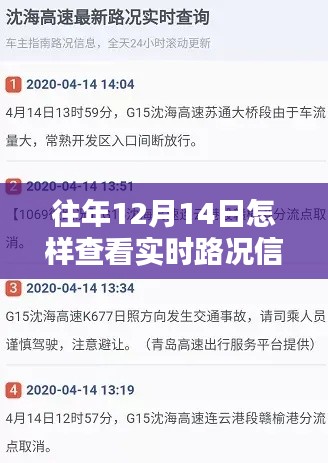 往年12月14日實時路況信息深度解析與查詢指南