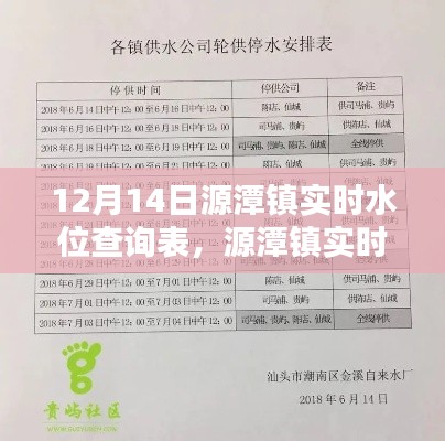 12月14日源潭鎮(zhèn)實(shí)時(shí)水位查詢(xún)表及操作指南，適合初學(xué)者與進(jìn)階用戶