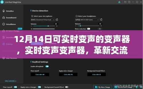 革新交流方式的雙刃劍，實(shí)時(shí)變聲變聲器在12月14日的革新應(yīng)用