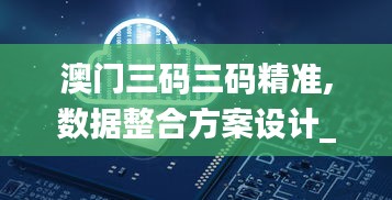 澳門三碼三碼精準(zhǔn),數(shù)據(jù)整合方案設(shè)計(jì)_投資版7.809