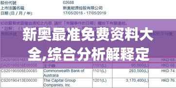 新奧最準(zhǔn)免費(fèi)資料大全,綜合分析解釋定義_eShop7.986