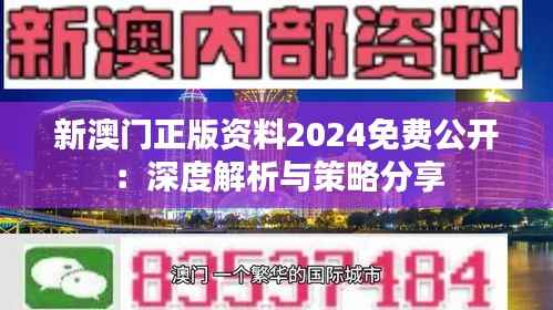 新澳門正版資料2024免費(fèi)公開(kāi)：深度解析與策略分享