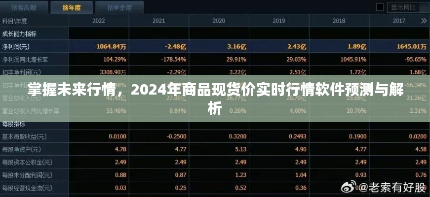 掌握未來行情，2024年商品現(xiàn)貨價實時行情軟件預(yù)測解析報告