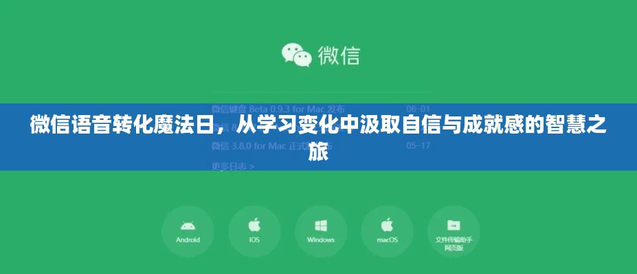 微信語音轉(zhuǎn)化魔法日，智慧之旅中自信與成就感的蛻變之路