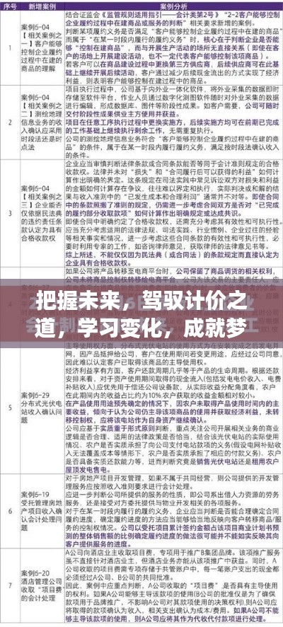 駕馭未來計價之道，成就夢想在2024年12月22日
