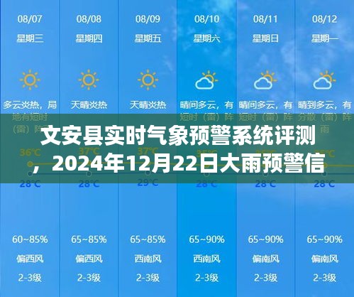 文安縣實(shí)時(shí)氣象預(yù)警系統(tǒng)評測及大雨預(yù)警信息深度剖析報(bào)告（2024年12月22日）
