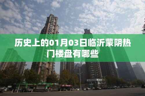 蒙陰熱門樓盤推薦，歷史日期的選擇背后的故事