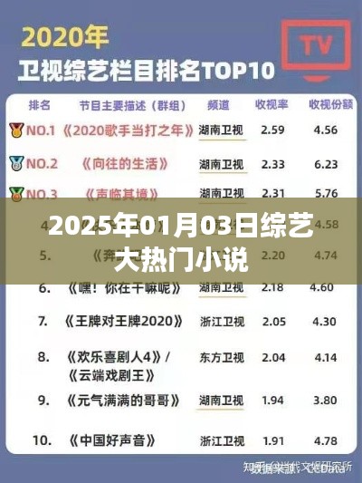 綜藝大熱門小說，揭秘娛樂圈背后的故事