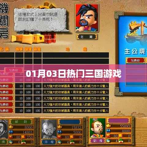 熱門三國游戲，最新動(dòng)態(tài)與玩家熱議（日期，01月03日）